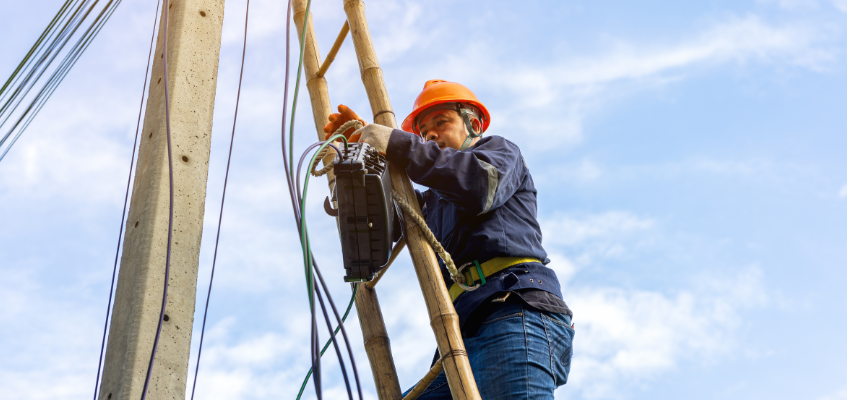 Curso De Trabajo En Altura En Escalera Y Poste