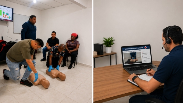 Curso de Primeros Auxilios Presencial y Virtual con Certificación en Panamá
