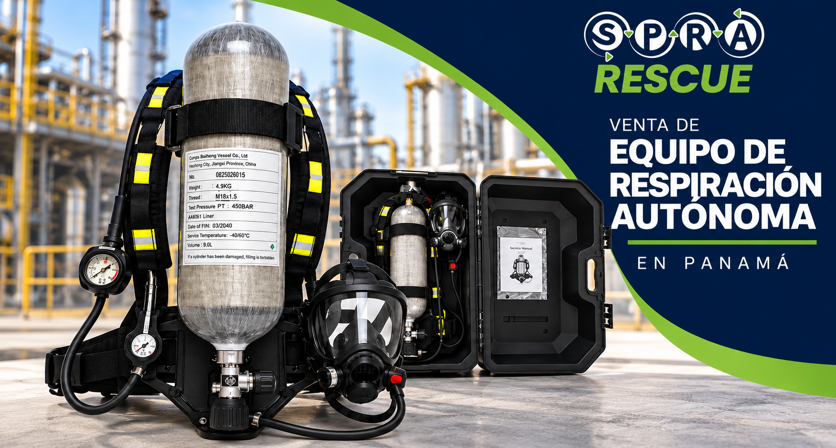 Venta de Equipo de Respiración Autónoma en Panamá