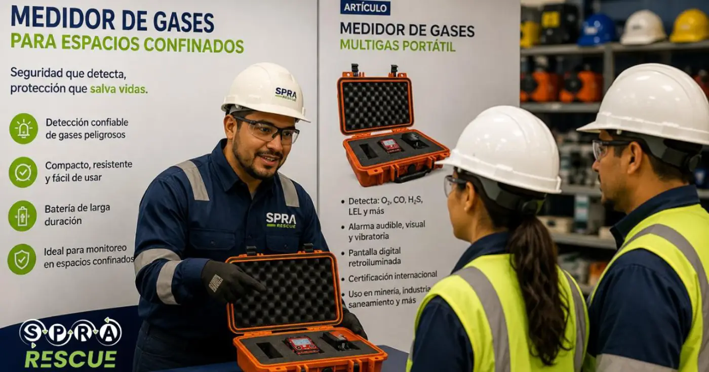 Venta de Detector de Gases para Espacios Confinados en Panamá